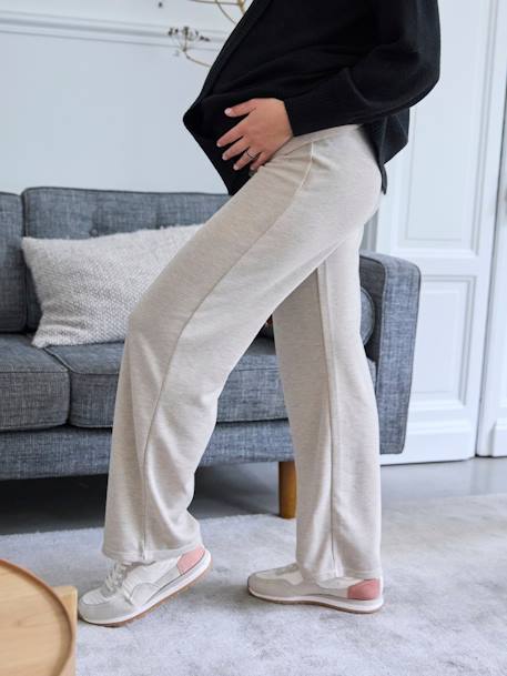 Pantalon large de grossesse avec bandeau anthracite 4 - vertbaudet enfant 