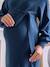 Robe-pull mi-longue avec ceinture de grossesse bleu océan 5 - vertbaudet enfant 