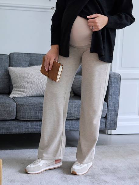 Pantalon large de grossesse avec bandeau anthracite 2 - vertbaudet enfant 