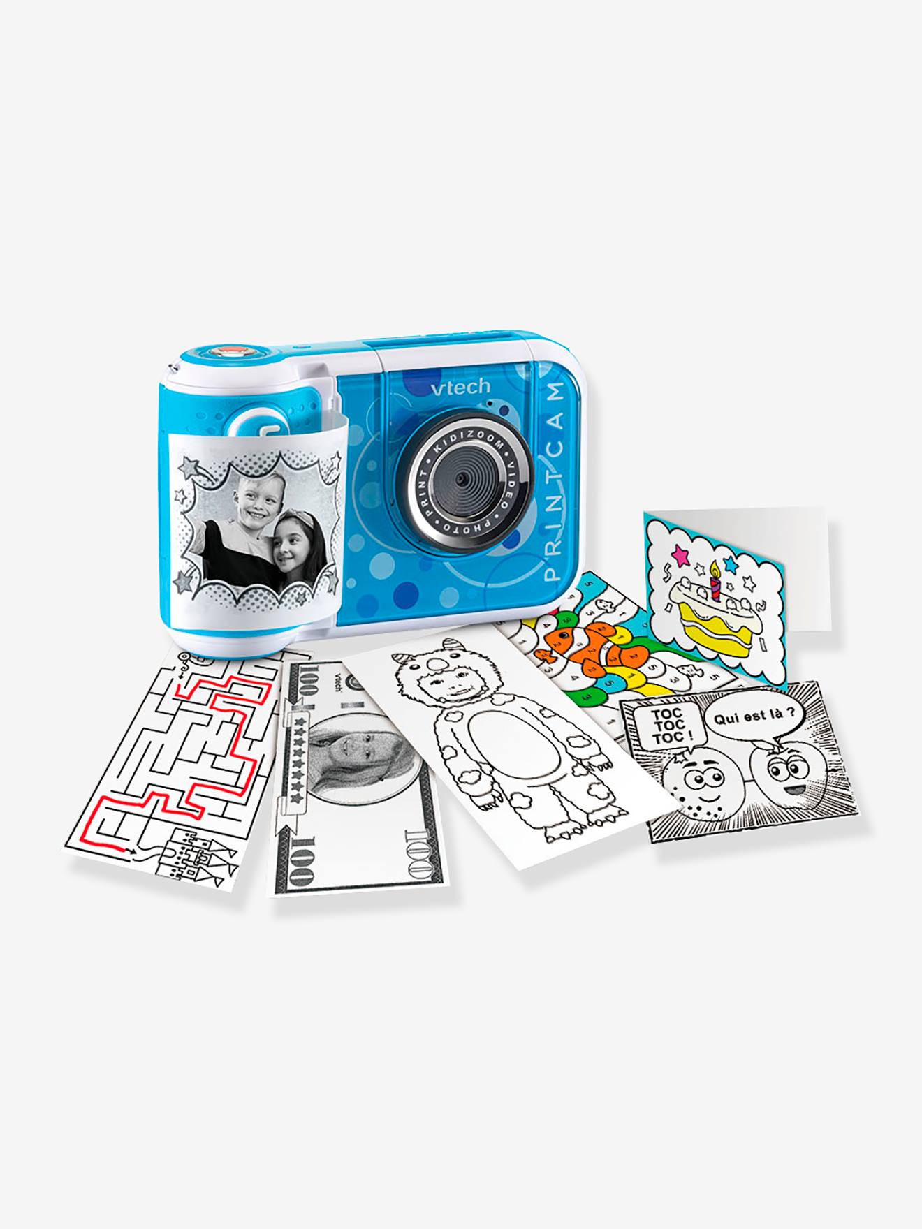 Vtech - Kidizoom Print Cam - Vtech Bleu
