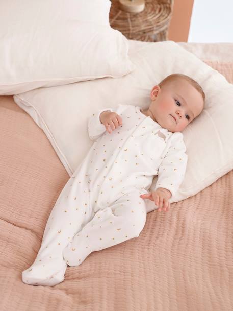 Bébé-Pyjama bébé mixte mouton en velours ouverture naissance