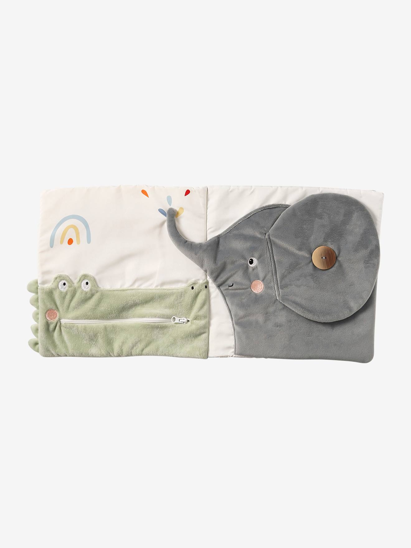 Livre bébé en tissu blanc (Vertbaudet) - Image 2