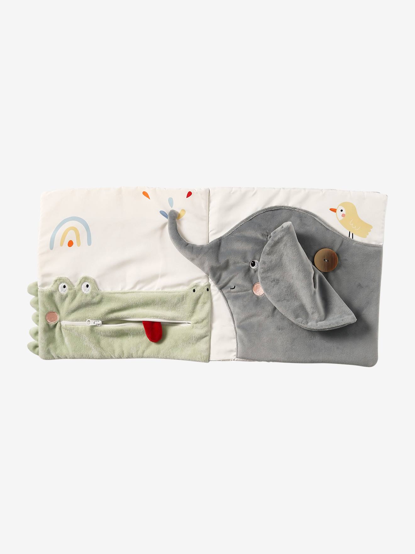 Livre bébé en tissu blanc (Vertbaudet) - Image 3