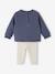 Ensemble Disney® bébé fille sweat molleton + pantalon velours bleu ardoise/blanc 4 - vertbaudet enfant 