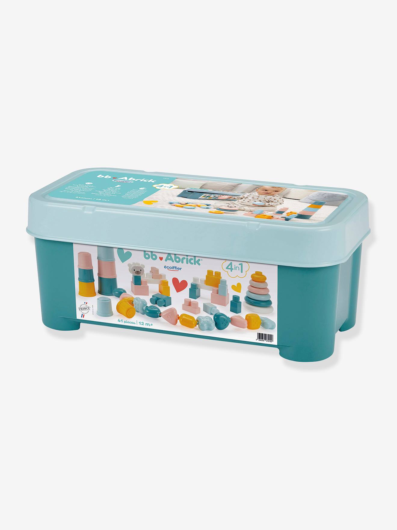 Coffret BB Abrick 4 en 1 - bleu ciel