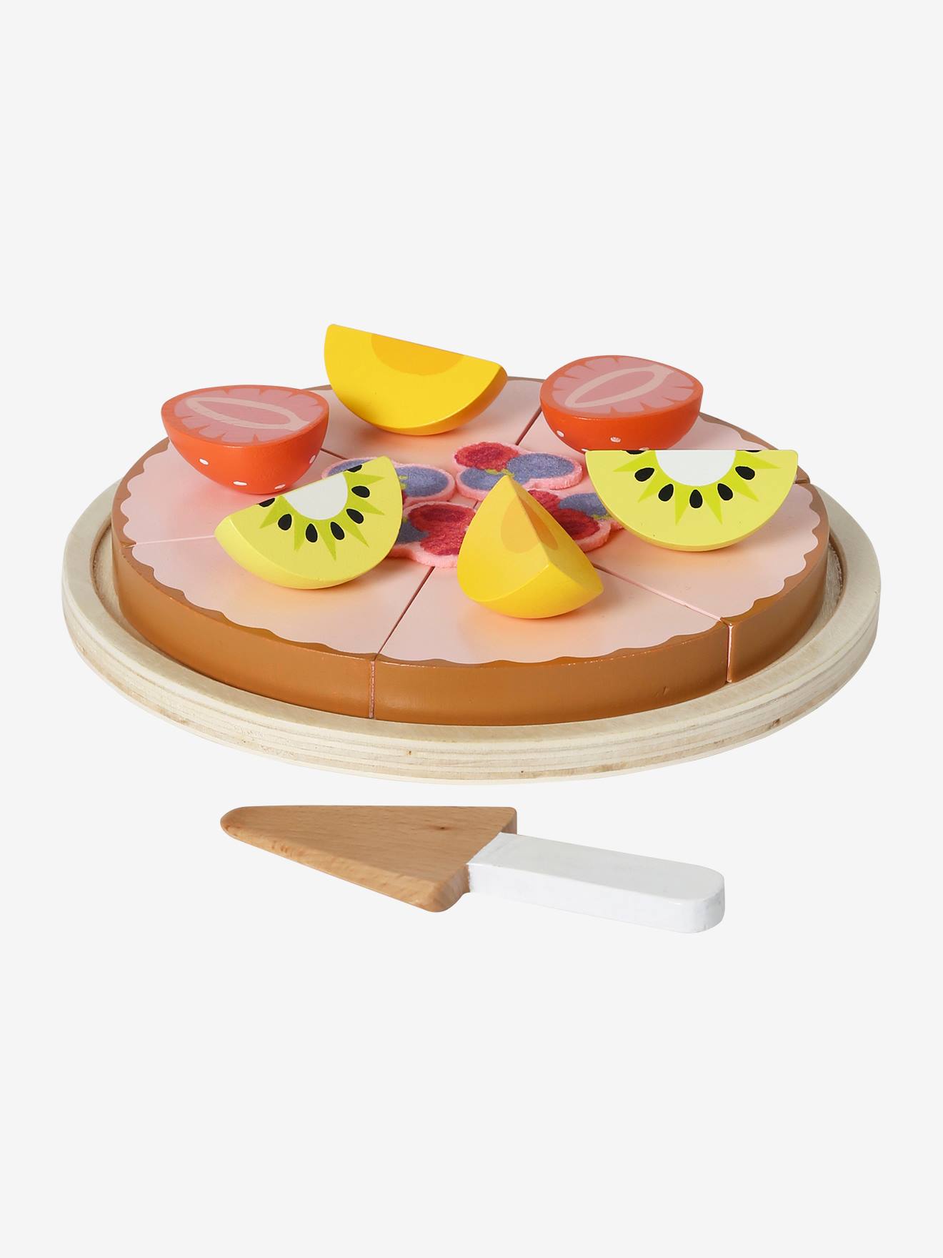 Tarte aux fruits en bois FSC® jaune