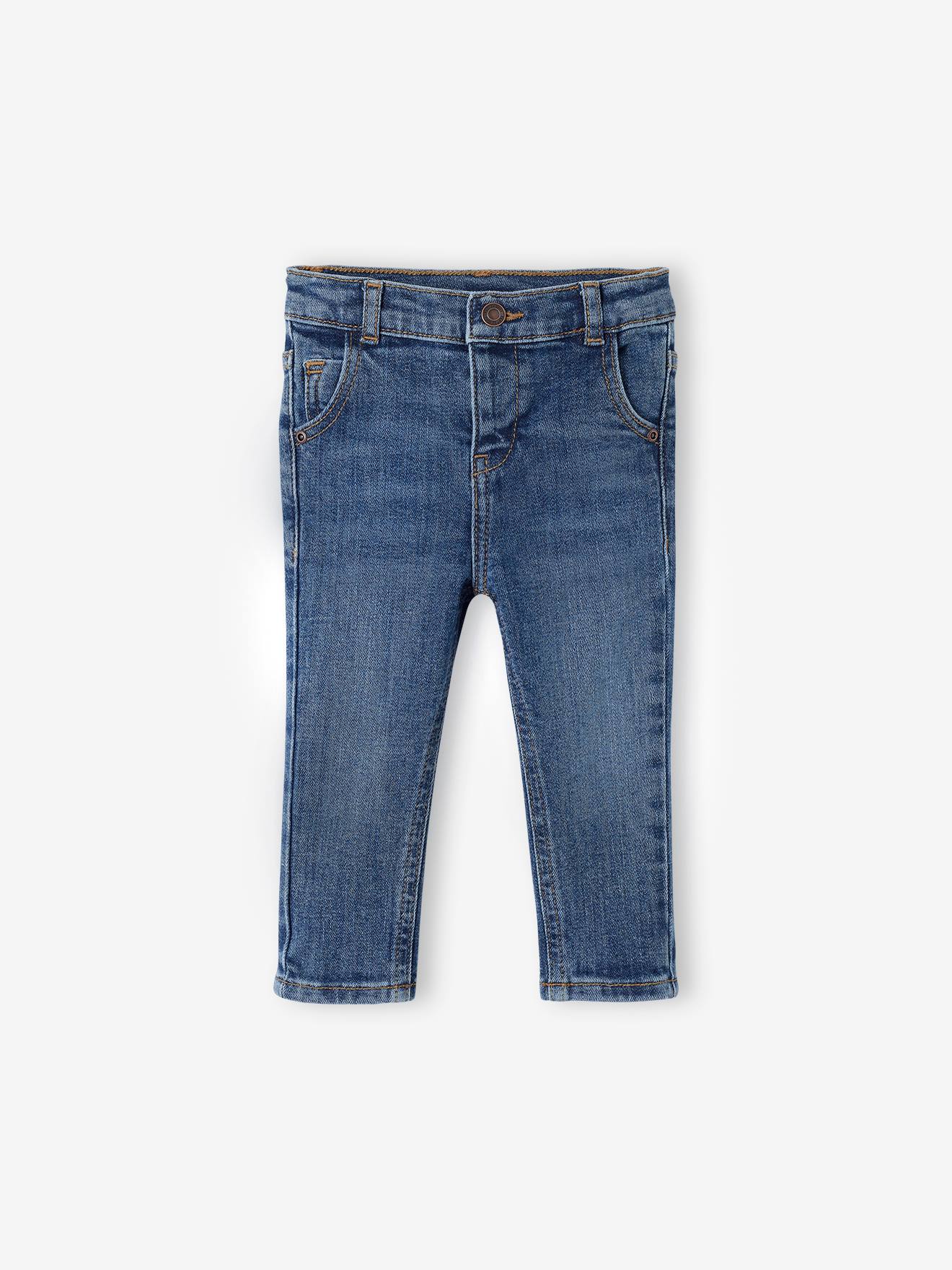 Jean bébé coupe droite BASICS  stone