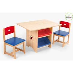 Chambre et rangement-Chambre-Bureau, table-Table-KidKraft - Ensemble table et chaises Étoile