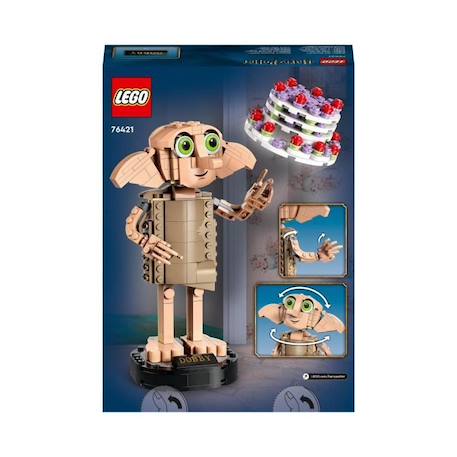 LEGO® Harry Potter 76421 Dobby l’Elfe de Maison, Jouet de Figurine de Personnage, Cadeau MARRON 6 - vertbaudet enfant 