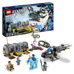 -LEGO Avatar 75573 Les Montagnes Flottantes : le Secteur 26 et le Samson RDA, Jouet, Figurines