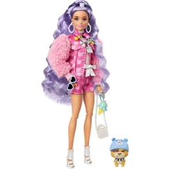 Jouet-Poupons et poupées-Barbie - Barbie Extra Bulldog Hipster - Poupée - 3 ans et +