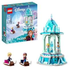 LEGO® Disney Princesse 43218 Le Manège Magique d’Anna et Elsa, Jouet Reine des Neiges avec Figurine Olaf  - vertbaudet enfant