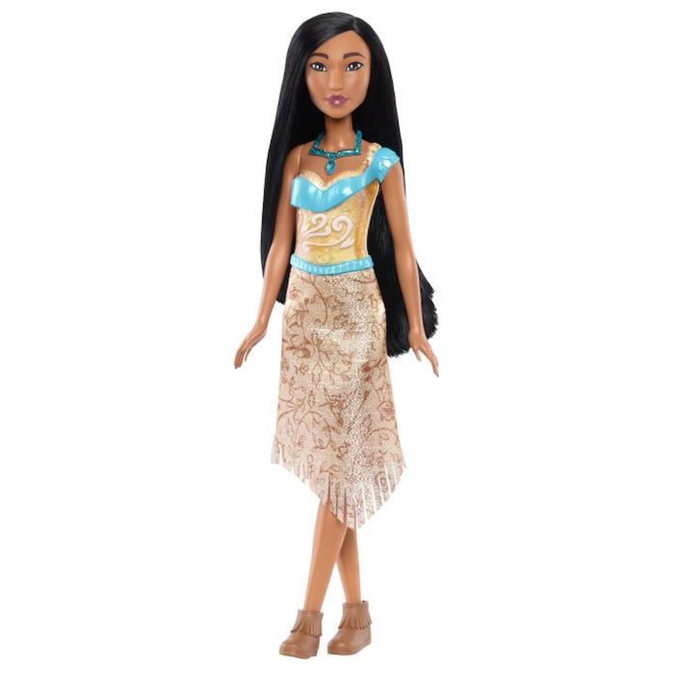 Princesse Disney - Poupée Pocahontas 29cm - Poupées Mannequins - 3 Ans Et + Marron