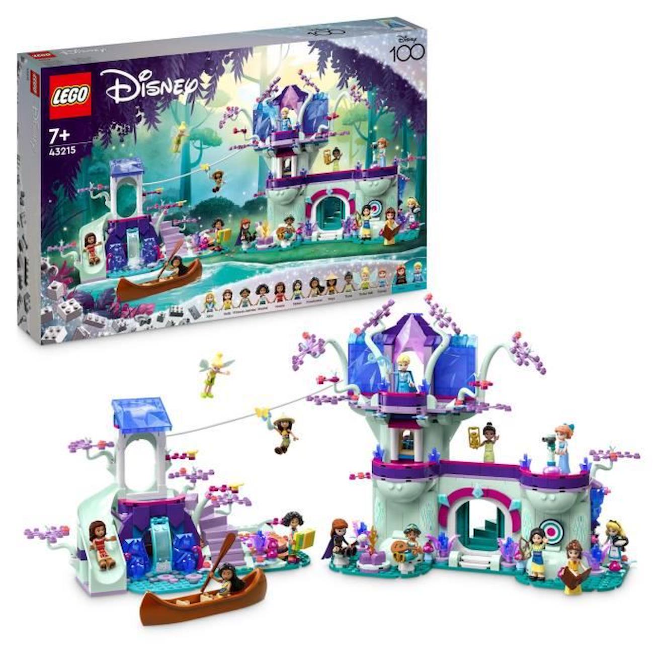Lego® Disney 43215 La Cabane Enchantée Dans L’arbre, Avec 13 Mini-poupées Dont Princesse Jasmine Et 