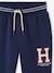 Pantalon garçon jogging sport en molleton lichen+marine 11 - vertbaudet enfant 