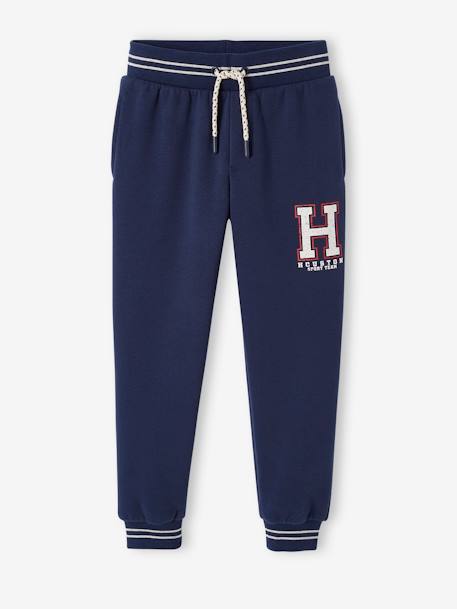 Pantalon garçon jogging sport en molleton lichen+marine 8 - vertbaudet enfant 