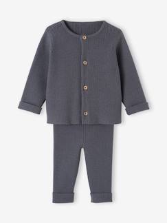 Bébé-Pantalon, jean-Ensemble mixte en tricot gilet et pantalon bébé