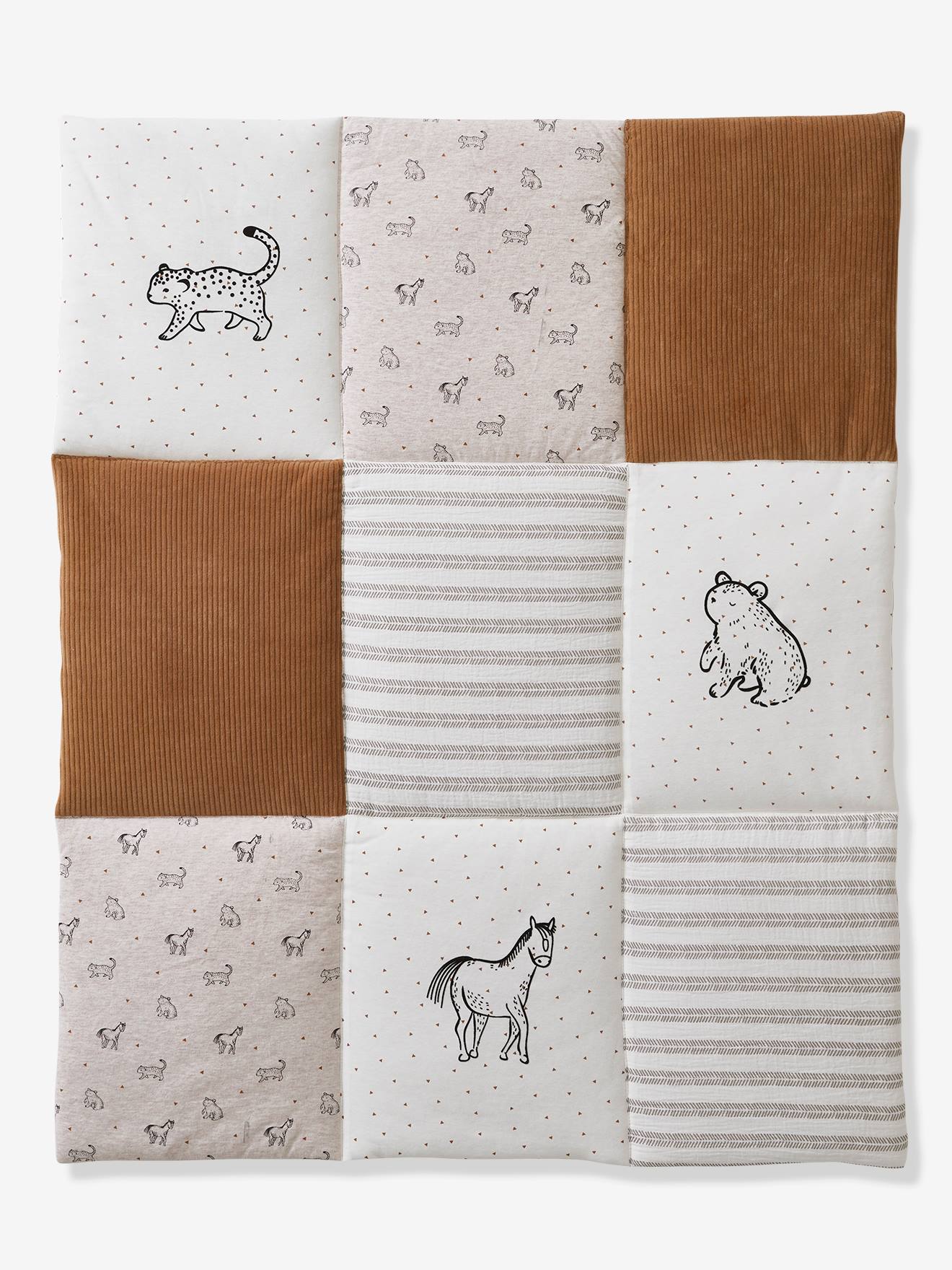 Petit Tapis De Table Patchwork Liberty 35.5x35.5 Cm - Occasion