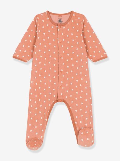 Pyjama Bébé Petit Bateau En Velours Imprimé - Bouclette Douce, Boutons-pression, Mixte