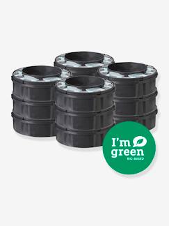 Puériculture-Lot de 12 recharges pour poubelles à couches Tec et Twist & Click Sangenic en plastique recyclé