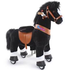 Cheval à Bascule Jouet PonyCycle Modèle U Noir avec Frein et Son Taille 3 pour les 3-5 ans  - vertbaudet enfant
