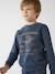 Sweat Basics motifs graphiques garçon blanc chiné+bleu nuit+bordeaux+noix de pécan+vert 8 - vertbaudet enfant 