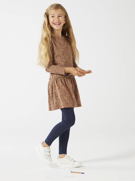 Fille-Legging-Legging fille ceinture irisée Basics