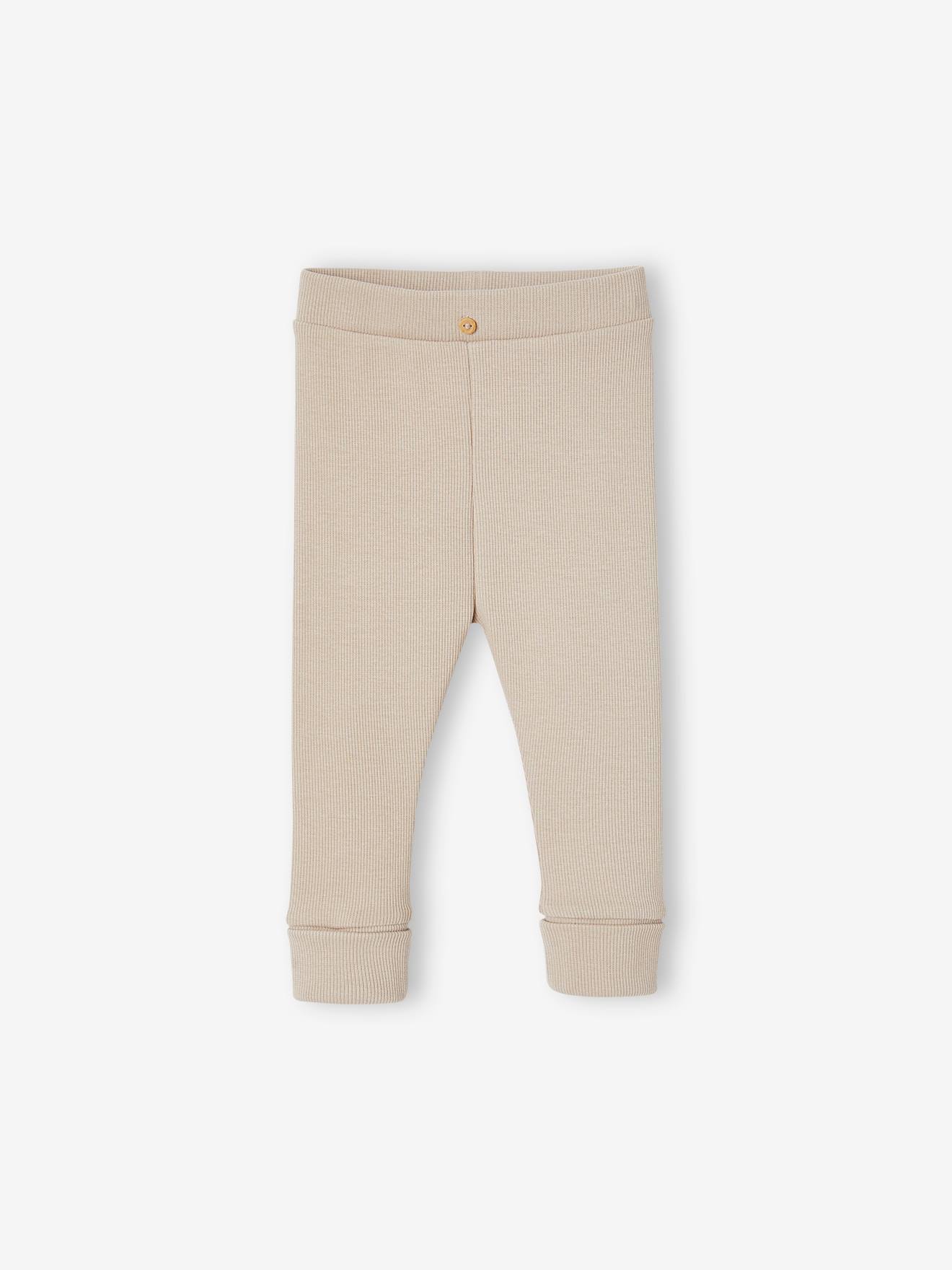 Legging bébé naissance évolutif beige