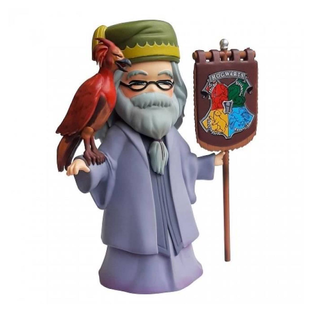Figurines Albus Dumbledore Et Fumseck - Plastoy - Harry Potter - Pvc Haute Qualité - Multicolore - I
