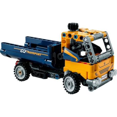 LEGO® Technic 42147 Le Camion à Benne Basculante, 2-en-1, Pelleteuse Jouet, Engin de Chantier BLANC 2 - vertbaudet enfant 