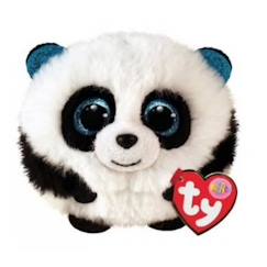 Jouet en peluche - TY - PUFFIES Bamboo panda - Rose - Rouge - Mixte  - vertbaudet enfant