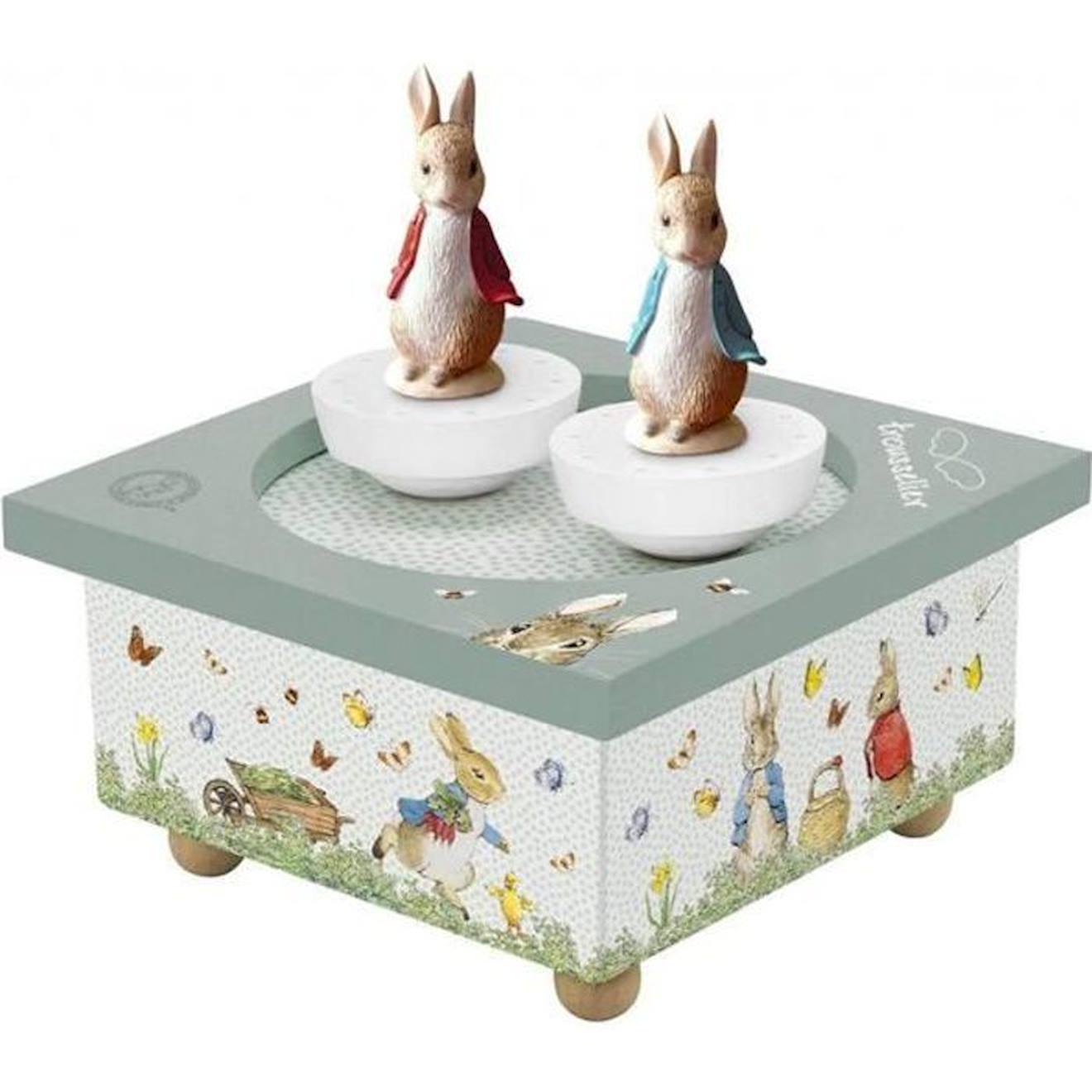 Boîte À Musique Dancing Peter Rabbit - Trousselier - Magnétique - Vert - Bébé - A Partir De 3 Mois V