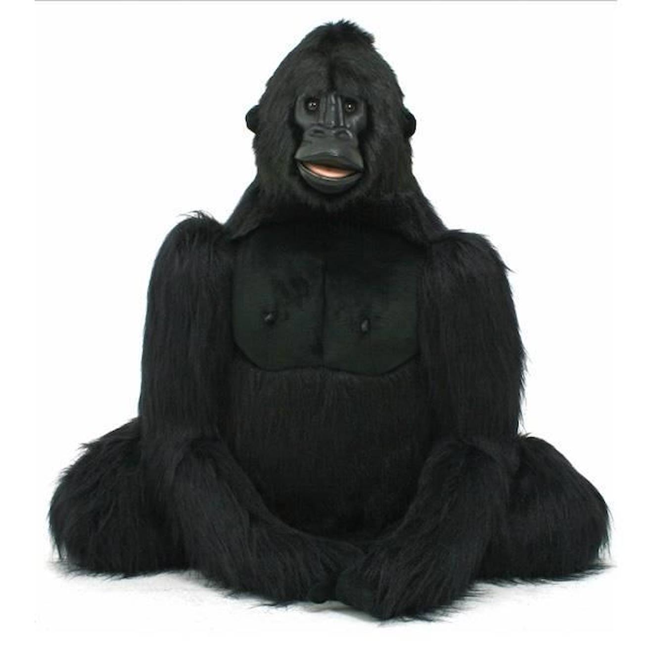 Peluche Gorille Géant Assis 110 Cm - Anima - Plush - Intérieur Noir