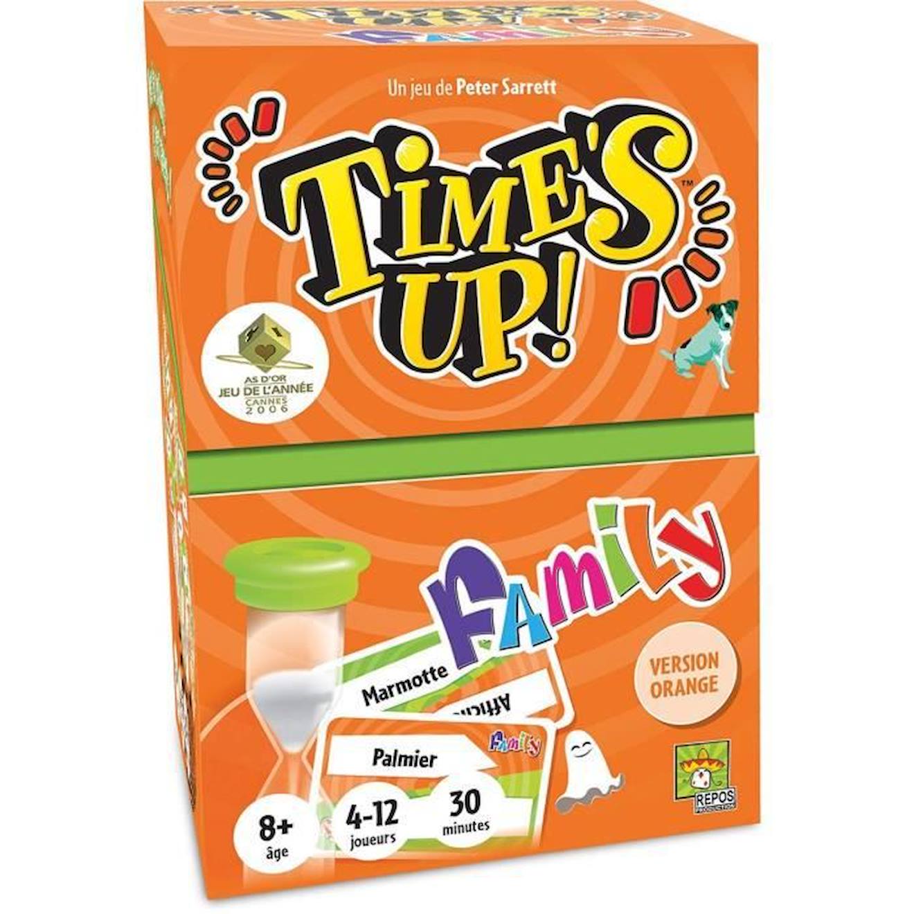 Asmodée - Repos Production - Time's Up! : Family - Version Orange - Jeu de  société - À partir de 8 ans - 4 à 12 joueurs - 30 minutes orange - Asmodee