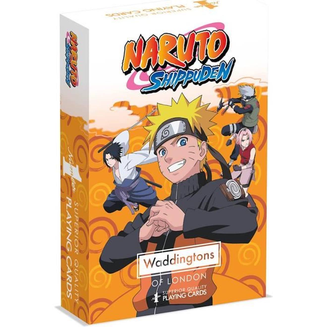 Jeu De Cartes Naruto - Winning Moves - 54 Cartes - Multicolore - Enfant - 5 Ans Orange