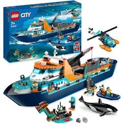 LEGO® City 60368 Le Navire d’Exploration Arctique, Jouet de Grand Bateau Flottant, Cadeau Enfants  - vertbaudet enfant