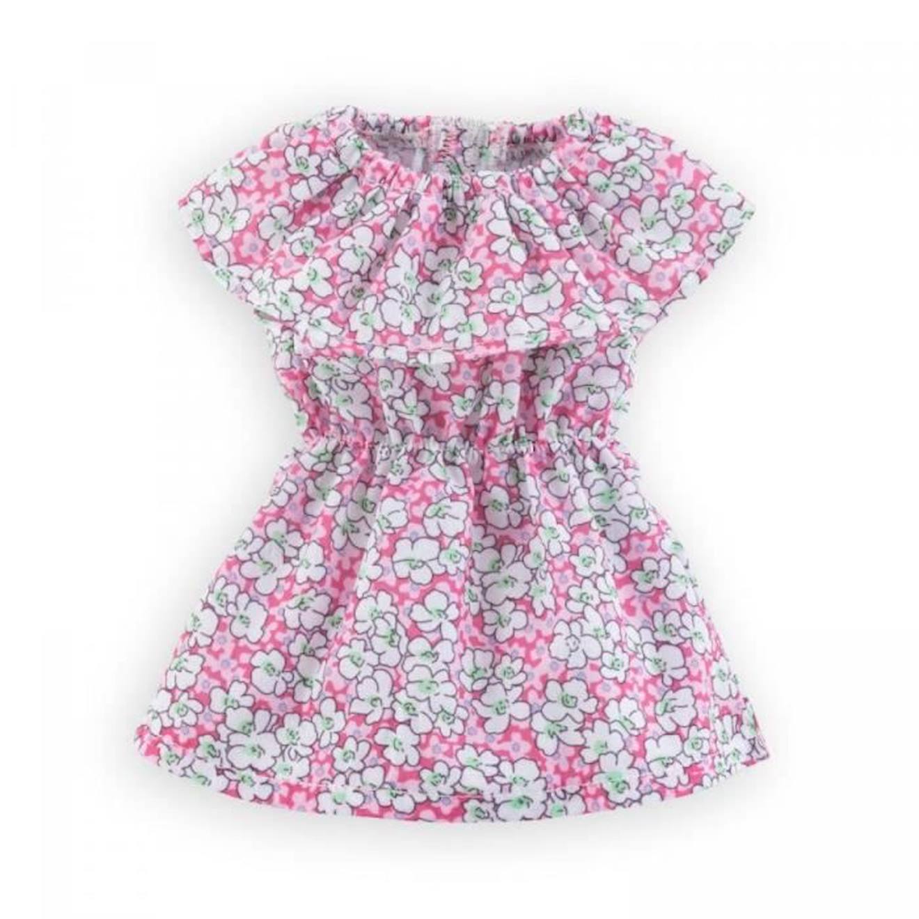Robe Rose Fleurie Pour Poupée Ma Corolle - Corolle Rose