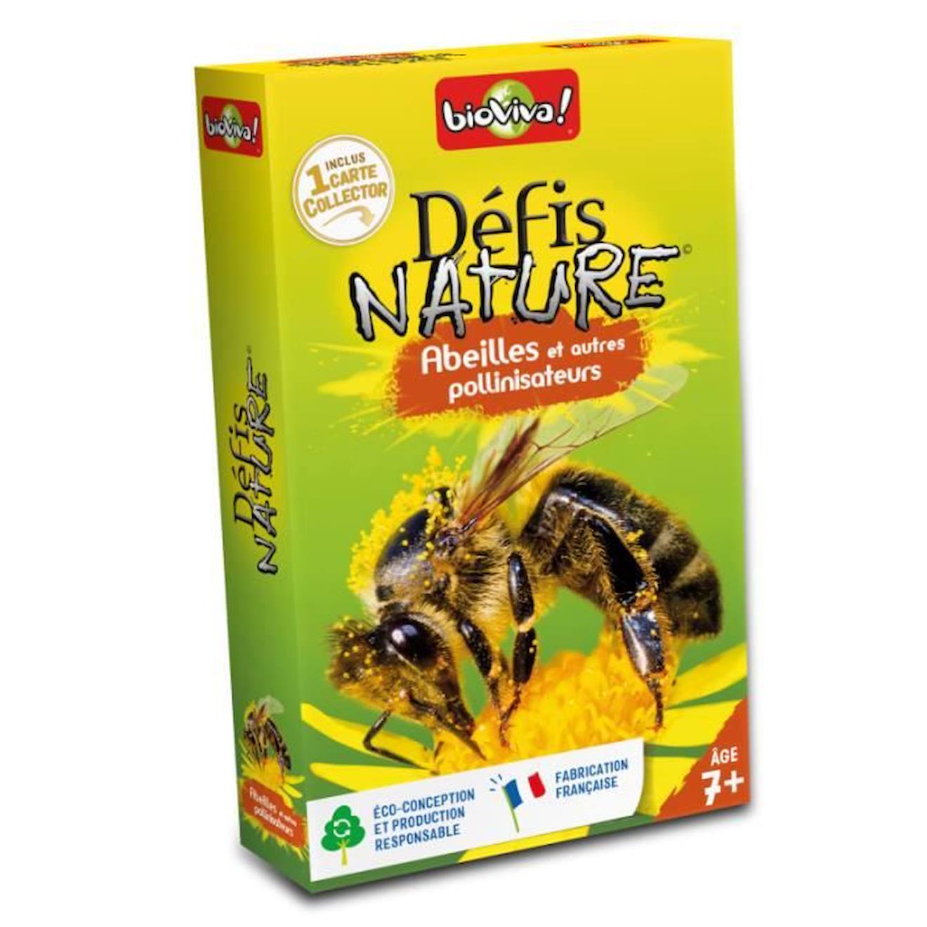 Jeu De Cartes Bioviva - Défis Nature Abeilles Et Autres Pollinisateurs Pour Enfants À Partir De 7 An