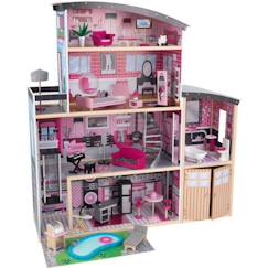 KidKraft - Maison de poupées en bois Sparkle avec 30 accessoires inclus  - vertbaudet enfant