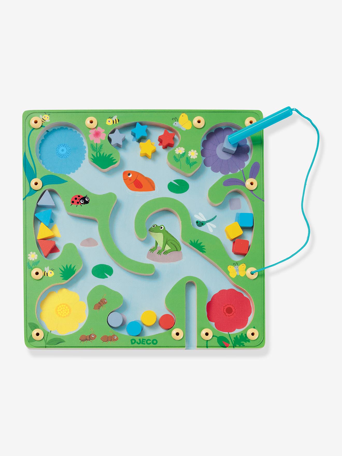 Labyrinthe magnétique FrogyMaze - DJECO multicolore