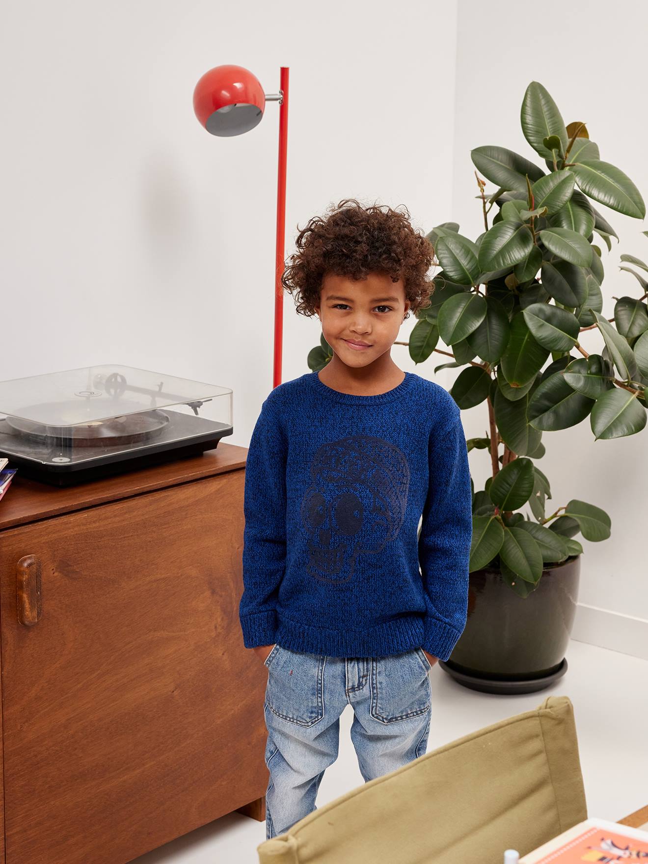 Pull best sale bleu enfant