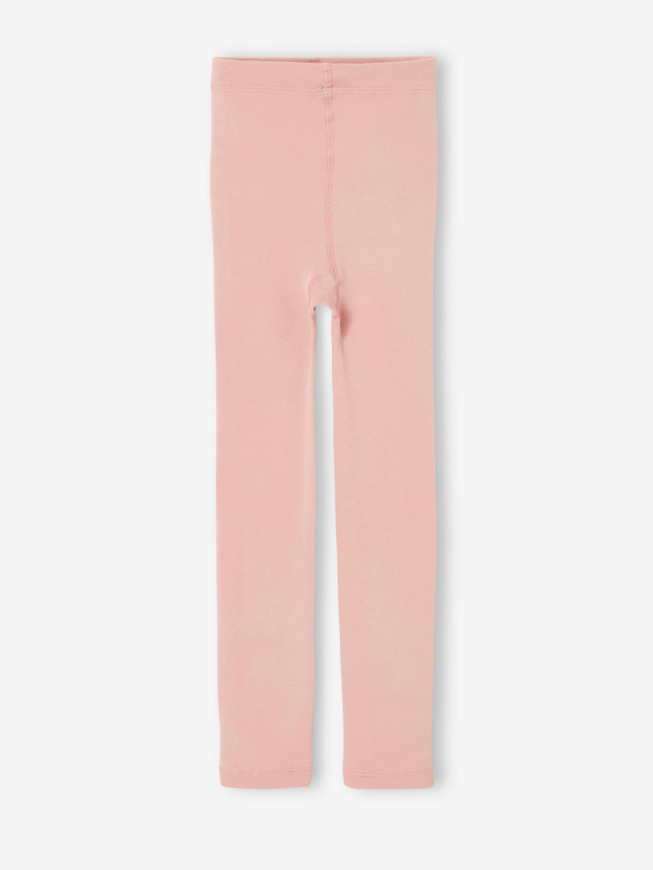 Leggings Fille Polaire - Lot De 2 Pantalons Thermo Chauds Pour Enfants, Confortables Et Ajustés - Idéal Hiver