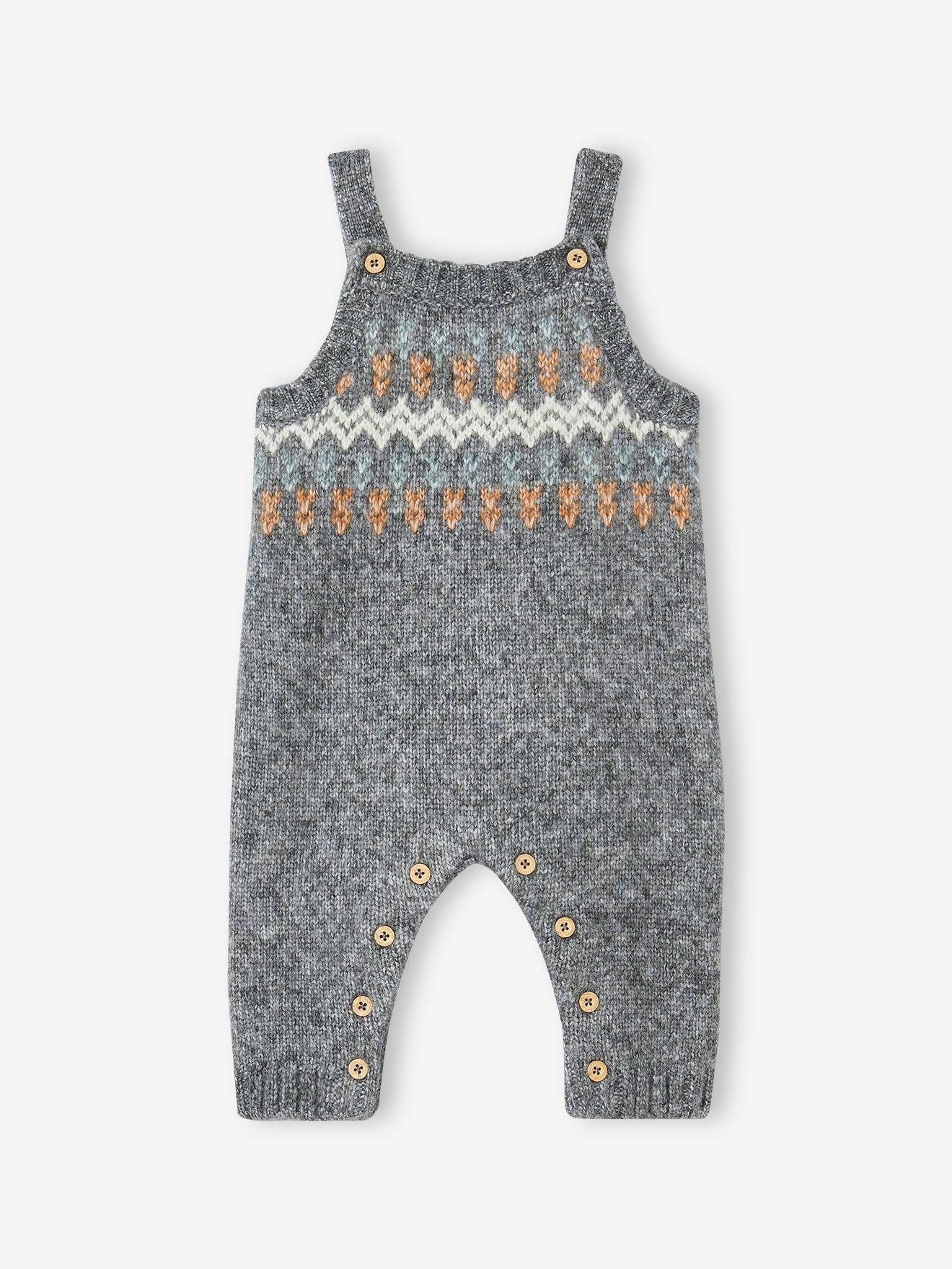 Salopette Jean Mom Grossesse Et Allaitement - Denim Stretch - Vertbaudet