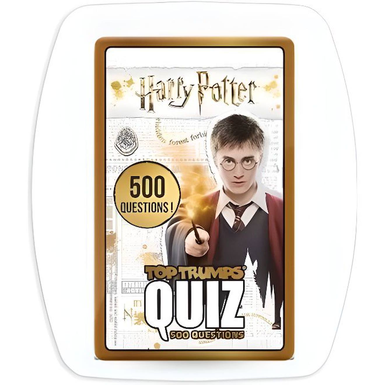 Quiz Harry Potter - Winning Moves - 500 Questions - Enfant - 8 Ans Et Plus Blanc