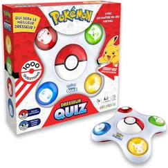 -Bandai - Pokémon - Dresseur Quiz - Quiz connaissances 100% Pokémon - Jeu électronique interactif - parle français