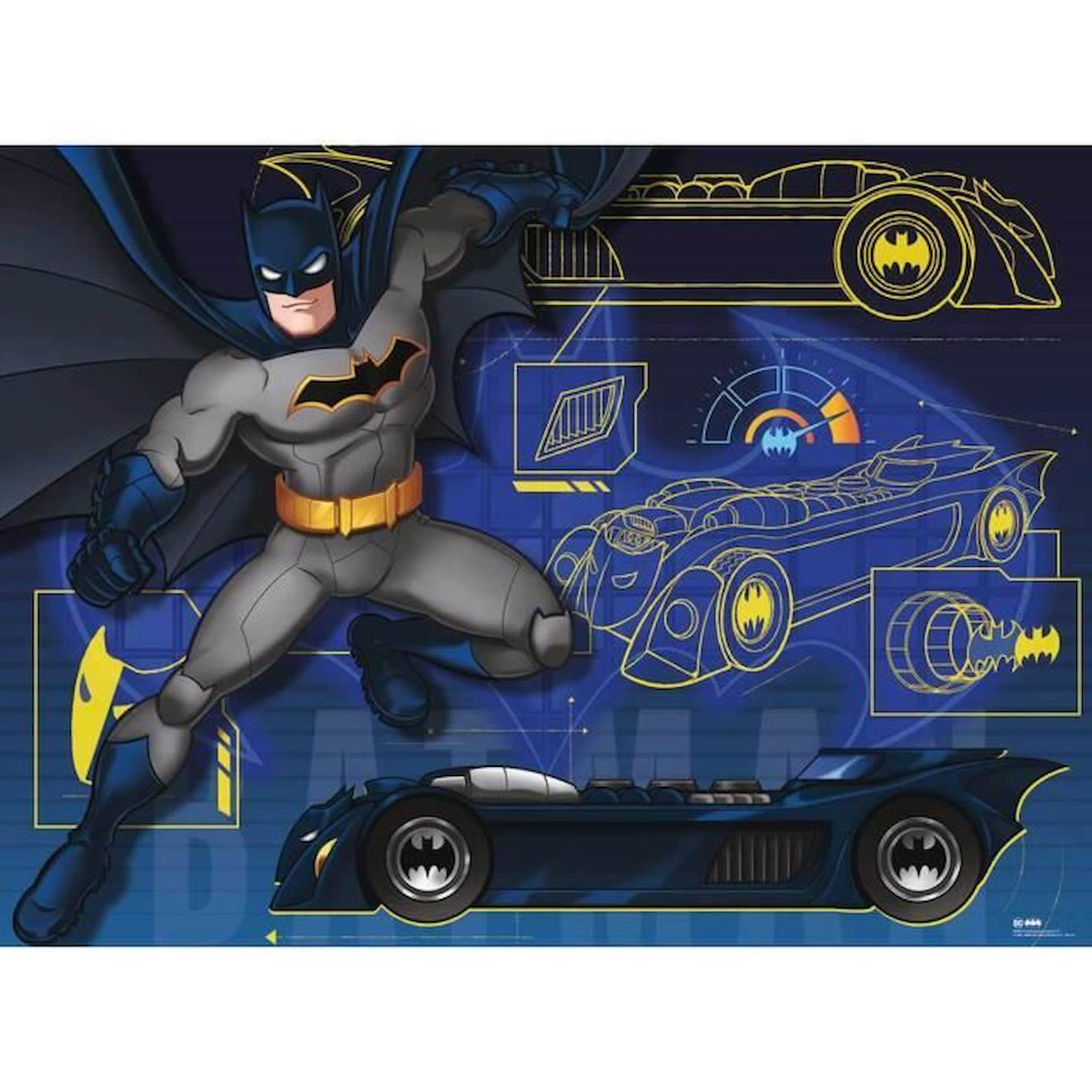 Puzzle Batman La Batmobile - Ravensburger - 100 Pièces Xxl - Dessins Animés Et Bd - Enfant - Mixte N