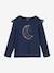 Tee-shirt de Noël motif lune irisé fille volants pailletés marine 1 - vertbaudet enfant 