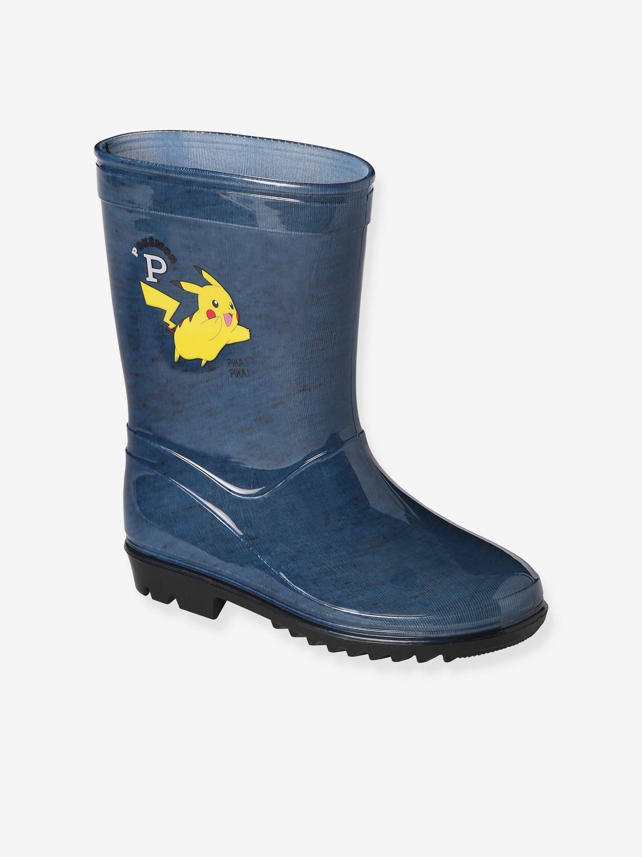 Bottes de pluie Pokemon® Pikachu bleu grisé