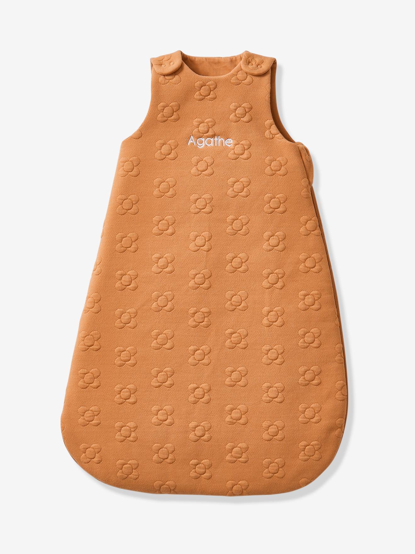Gigoteuse MOTIF JACQUARD personnalisable ocre