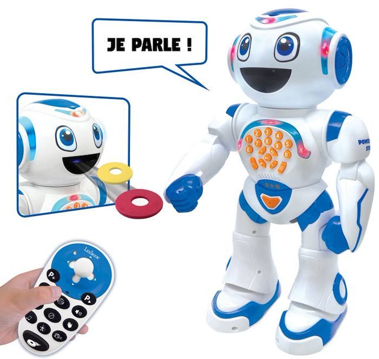 Powerman® Star Robot Interactif Pour Jouer Et Apprendre Avec Contrôle Gestuel Et Télécommande (franç
